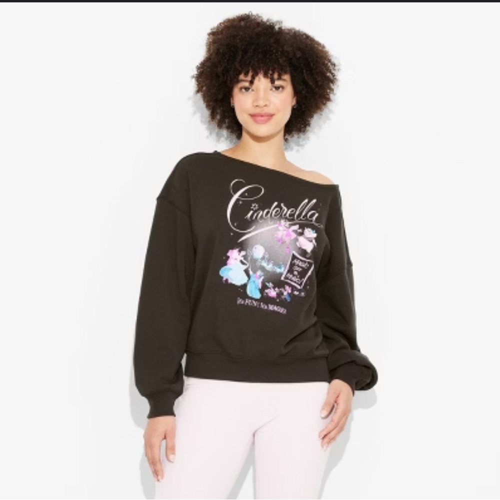 Women’s Disney Cinderella off the shoulder Sweatshirt